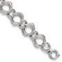 Leslie's Sterling Silver Triple Link Bracelet