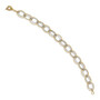 14k Two Tone Fancy Oval Link Bracelet