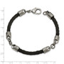 Stainless Steel Black IP-plated Bracelet