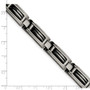 Stainless Steel Black IP-plated Bracelet