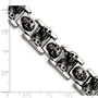 Stainless Steel Skull 8.25in Bracelet