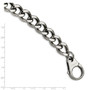 Stainless Steel Polished Large Link 8.5in Bracelet