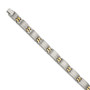 Titanium Yellow IP-Plating 8.5in Bracelet