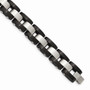 Stainless Steel Black IP-plated Brushed Bracelet