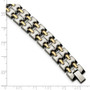 Stainless Steel Polished Yellow IP-plated 8.5in Bracelet