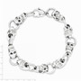 Stainless Steel Polished Skull Bracelet