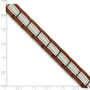 Stainless Steel Brown IP-plated 8.75in Bracelet