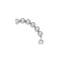 Sterling S Majestik Rh-pl 12-13mm Grey Imitat Shell Pearl Hand Knotted Brac