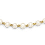 14k 6-7mm White Round Freshwater Cultured Pearl Bracelet