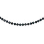 14k White Gold 6-7mm Round Black Saltwater Akoya Cultured Pearl Bracelet