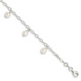 Sterling Silver White Cultured FW Pearl Bracelet