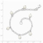 Sterling Silver White Cultured FW Pearl Bracelet