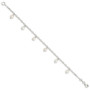 Sterling Silver White Cultured FW Pearl Bracelet