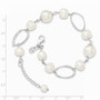 Sterling Silver FW Cultured Pearl 8.5in Bracelet