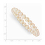 8-8.5mm FW Cultured Peach Pearl Stretch Bracelet