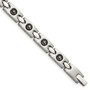 Stainless Steel Magnetic Ball Accent Bracelet