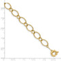 14k Oval & Circles Design Bracelet