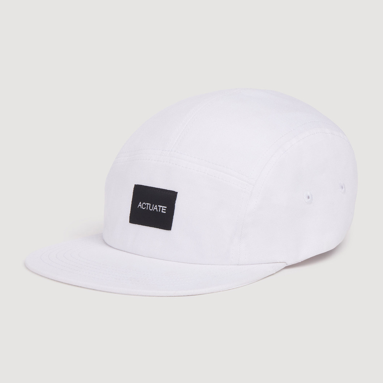 Ocean 5-Panel Cap - White