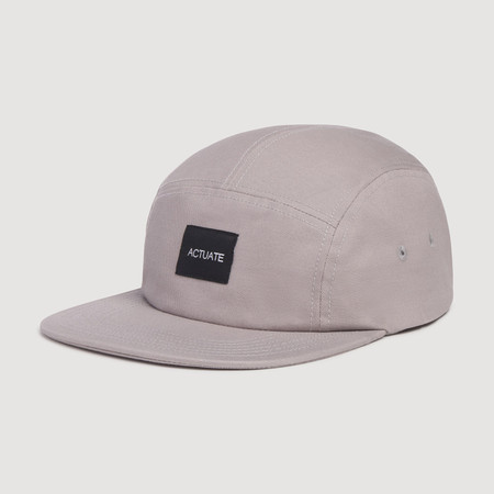 Actuate Luxury Designer Gray Ocean 5-Panel Cap  - Side