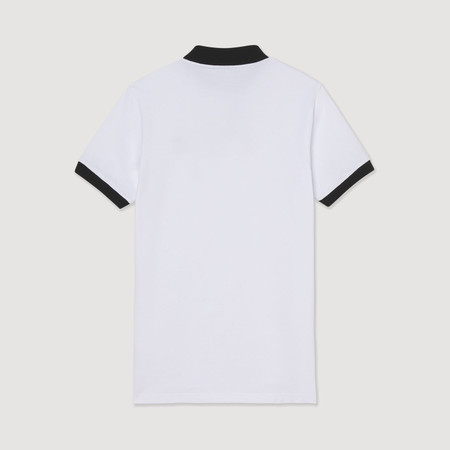 Actuate Luxury Designer Montview White Polo Shirt - Front