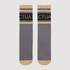 Actuate Luxury Designer Elmore Stripe Gray Tan Sports Socks