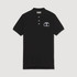 Actuate Luxury Designer Walker Black Polo Shirt - Front