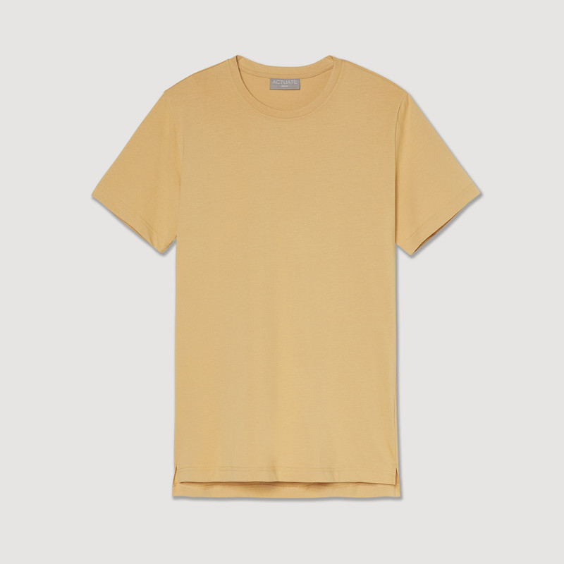 Actuate Luxury Designer Westheimer Wheat Basic T-Shirt - Front