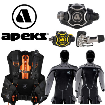 Apeks Scuba Equipment Line at LA’s Discount Scuba Center - Eco Dive Center in Los Angeles 