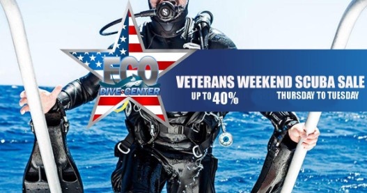 Veterans Day Sale – Dive Into Savings This Weekend with Eco Dive Center & DiveCenter.com!