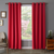 Blackout curtain color red