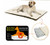 Sheepskin style thermal self-heating winter dog cat bed, 2 sizes