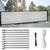 Retractable 5m Balcony Sun Shade Privacy Awning Fence Screen