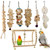 Natural Material 7pc Parrot Bird Toy Combo Pack
