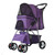 Foldable Pet Dog Carrier Stroller with Rain Proof Cover, 3 colors