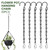 10pcs Steel Flower Pot Hanging Basket Chains with Hooks-image-0