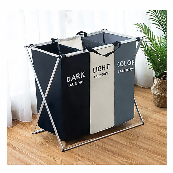 X-Shape Foldable Laundry Basket Organizer, 3 styles.