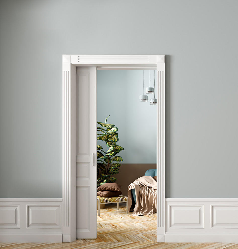 Recessed Dual Soft Closer Pocket Door - FD80DHCHP-PD - Sugatsune