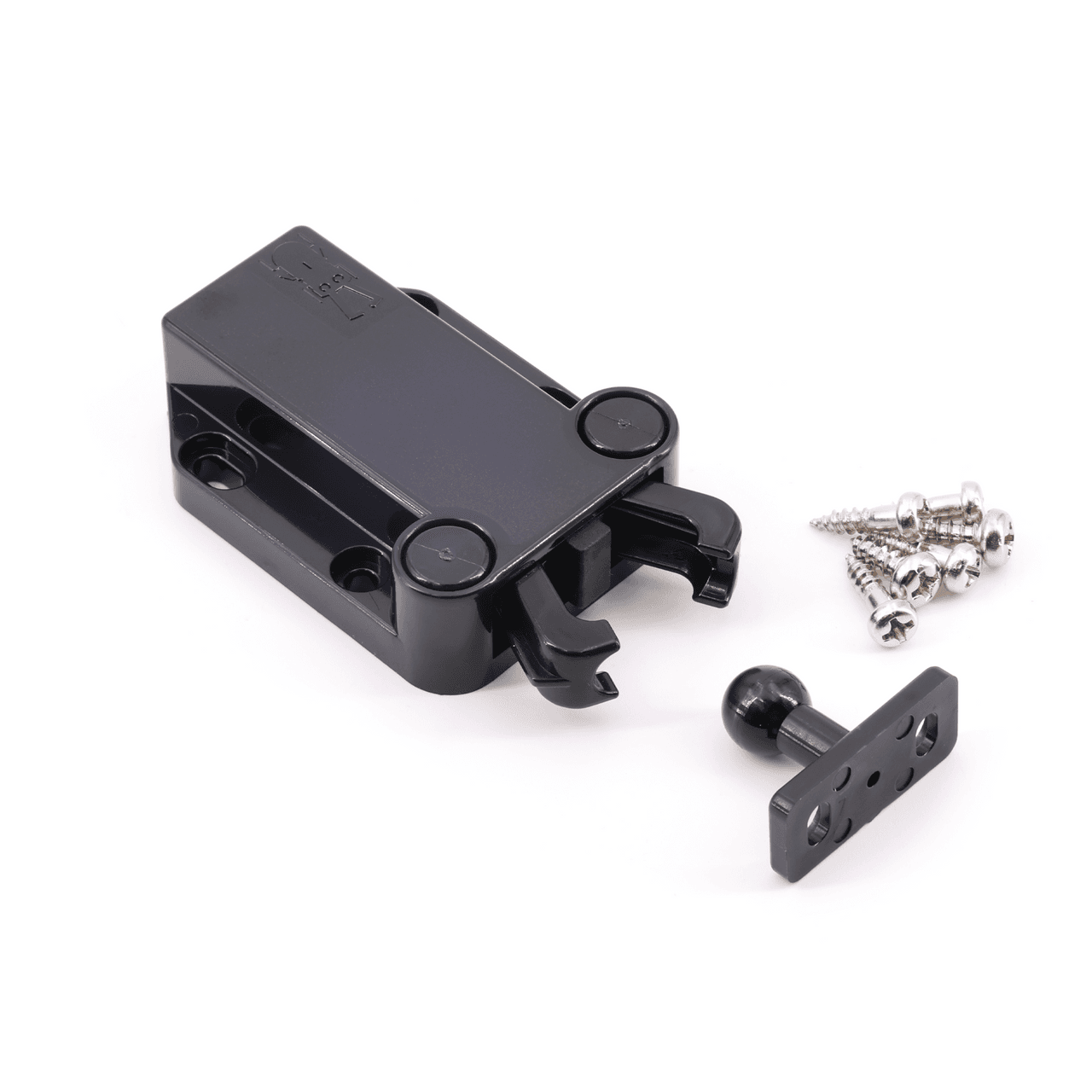 Non-Magnetic Latch (with Fixed Strike) - MC-37/BLK - Sugatsune America