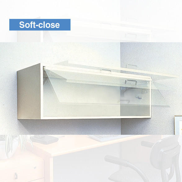 Inset Receding Flipper Door Mechanism (With Soft-Close) For Thick