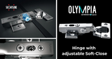 THE OLYMPIA HINGE: A NEW STEP FOR HINGE TECHNOLOGY