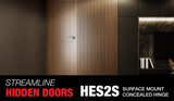 Sugatsune’s Latest Hinge Streamlines the Hidden Door