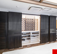 Lateral Opening Door Hinge and Hardware System