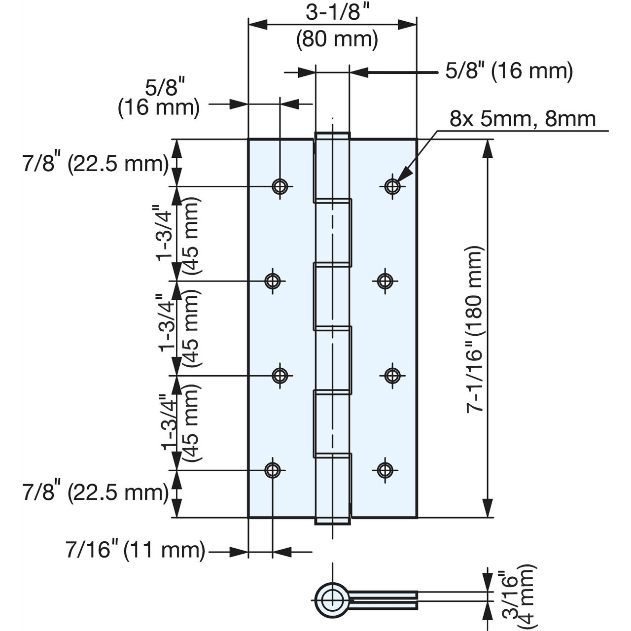 Spring Hinge Dimensions Spring Hinge - JSA-180A - Sugatsune America