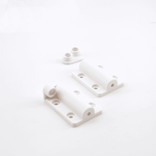Soft-Close Dampening Hinge White (Side Panel Mount)  - HG-JHM9-S-WT