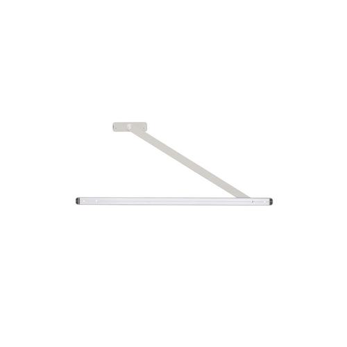 Overhead Concealed Door Stopper and Door Holder, Warm Grey - SAS-V450H-WGR