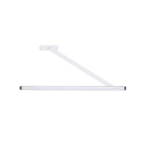 Overhead Concealed Door Stopper and Door Holder, White - SAS-V600H-WT