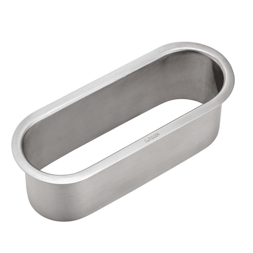 9" Satin Oval Trash Chute - AN-VH023-HL