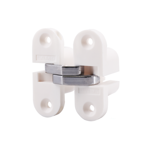 White Concealed Hinge  - RE-45-WT