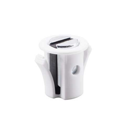 White Snap-In Magnetic Catch - MC-RS20/WHT
