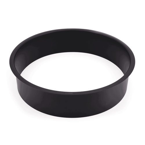 12" Black Round Trash Chute - AN-HH030-BL-CN
